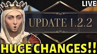 Civ 7 Just Dropped A MASSIVE Patch, Let's Explore! - LIVE 1.2.2 Gameplay!!!