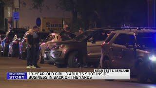 4 people, including 13-year-old girl, injured in Back of the Yards shooting