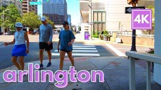 Arlington, Virginia (Rosslyn) Walking Tour // Washington, D.C. Area in 4K