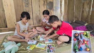 The Little Girl was visited by friends, played with and gave gifts to this orphan Linh Dan.