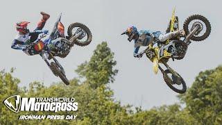 IRONMAN PRESS DAY | Huge Whips, Moto Combine, and WMX