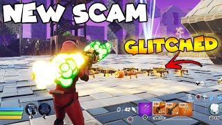 Dropping 222 Guns in Front of Scammer!  (Scammer Gets Scammed) Fortnite Save The World