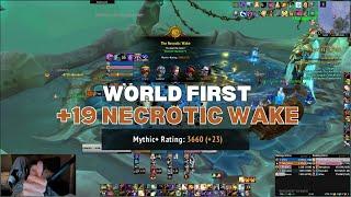 +19 The Necrotic Wake || WORLD FIRST || Zaelia Disc Priest POV