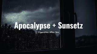 apocalypse & sunsetz but you need a break from life (slowed, rain sounds)