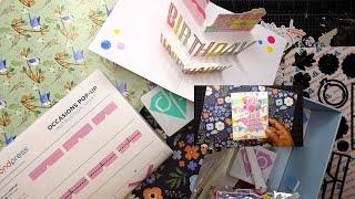 Diamond Press Today Special Occasions Pop Up Card Mega Papercraft Kit Unboxing & Tutorial! Awesome!