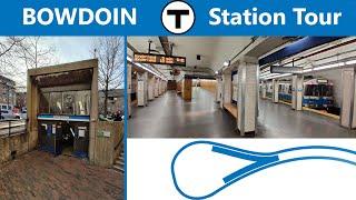 ⁴ᴷ Subway Tour | Bowdoin MBTA Station (Blue Line)