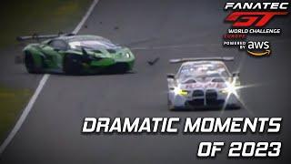 Most Dramatic Moments of 2023 | GT World Challenge Europe powered by aws