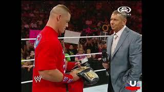 WWE Raw 04.07.2011: Vince McMahon i John Cena segment - PL (Całe Summer of Punk 2011 w opisie)