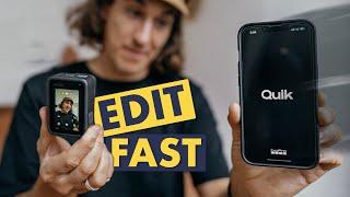 GoPro Quik Video Editing Tutorial | fast and easy mobile workflow