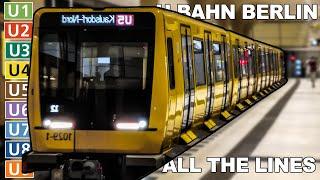   All the Lines - Berlin U-Bahn / Berlin Metro (2021) (4K)