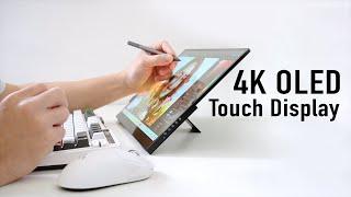 The BEST PORTABLE MONITOR 2024 -  Magedok PI-X9 16" 4K OLED Touchscreen Monitor with Stylus Pen