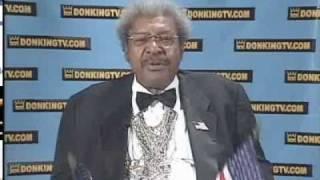 DON KING plug for GANKOR PROMOTIONS event in Bucharest, Romania