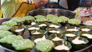 泰國傳統甜點 Khanom Tako 蕉葉椰奶布丁 製作過程 你一定沒吃過