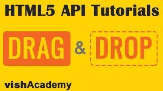 Create Draggable Elements |  HTML5 Drag and Drop API Tutorial in Hindi part 01 | vishAcademy