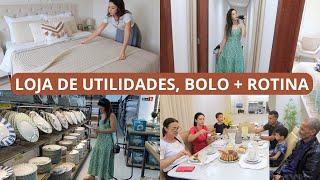 BOLO DE CENOURA SEM ERRO, ELES VIERAM PARA O CAFÉ, VESTIDOS LINDOS, COMPRINHAS E ROTINA