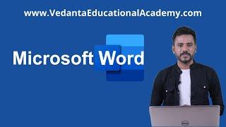 Microsoft Word Full @ 555 I MS Word Course Introduction I Vedanta Education Online Course