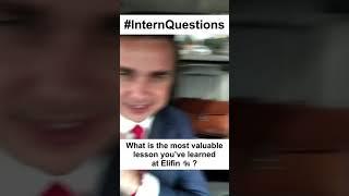 What is the most valuable lesson you've learned at Elifin - #InternQuestions