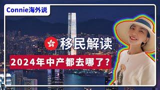 2024中产都移民去哪里了？总结来了！#移民 #移民經歷 #香港新聞 #分享 #香港