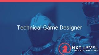 Technical Game Designer