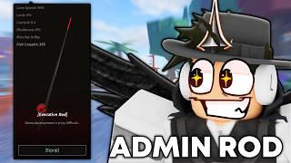 Using the ADMIN ONLY Executive Rod in Fisch (Roblox Fisch)