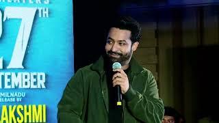 Man Of Masses NTR Speech @ Devara Movie Team Press Meet | Janhvi Kapoor | Koratala Siva