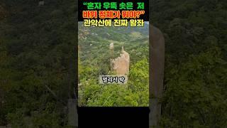 “관악산에 진짜 왕좌가 있다“저 바위만 오르면… 왕 되는 거 아님?”