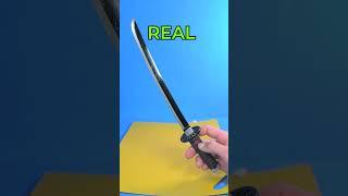 3d printed katana vs real