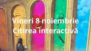 Vineri 8 noiembrie ️ citirea interactivă!!