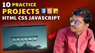 #1.1 LIFE  TIMER |  10 HTML CSS JAVASCRIPT Practice Projects for Beginners | HINDI