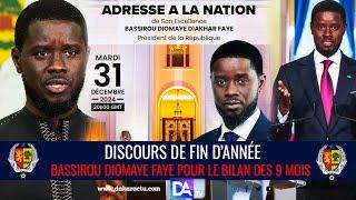 [ DIRECT ]  Discours de fin d’année : Bassirou Diomaye Faye pour le bilan des 9 mois