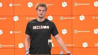 Jake Briningstool working on leaving a legacy at Clemson