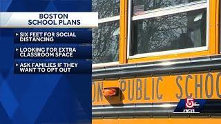 Boston's school reopening plans will include 6 feet of social distancing