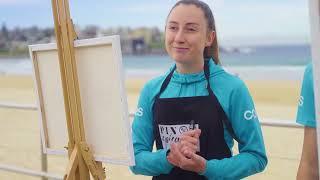 Commbank Matildas visit Bondi Beach