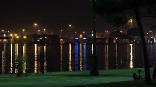 Time Lapse Of Thessaloniki Waterfront  Stock Footage