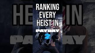 Ranking Every Heist In Payday 2 #1 (Bank Heist) #payday2 #gaming #shorts