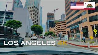 Los Angeles 4K - Driving Tour of Downtown L.A.