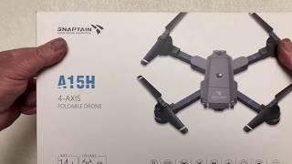 Snaptain A15H Drone Unboxing Great Little Quad