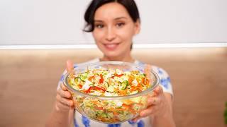 This CABBAGE SALAD is a hit! Very tasty and simple salad