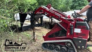 IR1000 Mini Skid Steer Operating Several Dingo Attachments