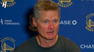 Steve Kerr reacts to Game-Deciding Loose Ball Foul Call & Loss vs Rockets, FULL POSTGAME Interview