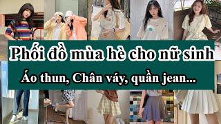 [ Shopee Haul ] Phối đồ mùa hè cho tuổi học sinh- sinh viên...Trang phục năng động, cá tính