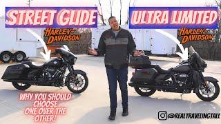 Harley-Davidson Street Glide vs Ultra Limited! Why you should choose one motorcycle over the other!