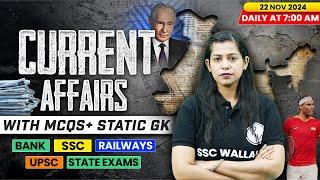 Current Affairs Today | 22 November 2024 | Current Affairs 2024 | Daily Current Affairs | Krati Mam