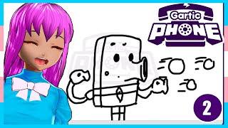 BOB ESPONJA COMO PLANTAS O ZOMBIES - Gartic Phone | Liliana Sofia VTuber