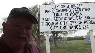 Free RV hookups at Stinnett, Texas & discussing stay limits at free hookup parks