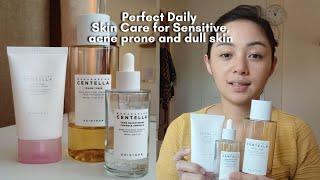 Skin1004 Madagascar Centella Toner, Brightening Ampoule and Pore Minimizing Cream