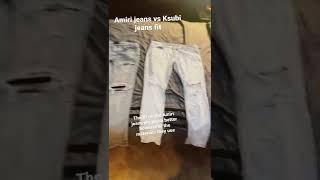 Amiri jeans vs Ksubi jeans fit