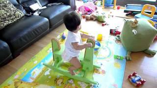 Sirmacho Jr. Jun Seo rides Rocking Horse