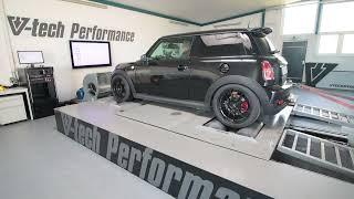 Vtech-Performance - Leistungsmessung Mini 366PS - 451 Nm Vtech Dyno Leistungsprüfstand