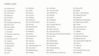 The Top 100 Best Fonts of All Time For Graphics Designers